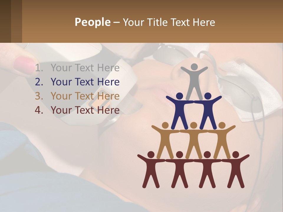 Skin Action Towel PowerPoint Template