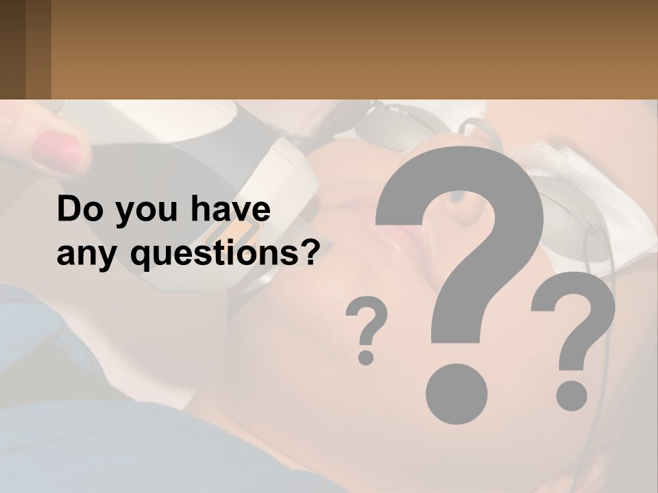 Skin Action Towel PowerPoint Template