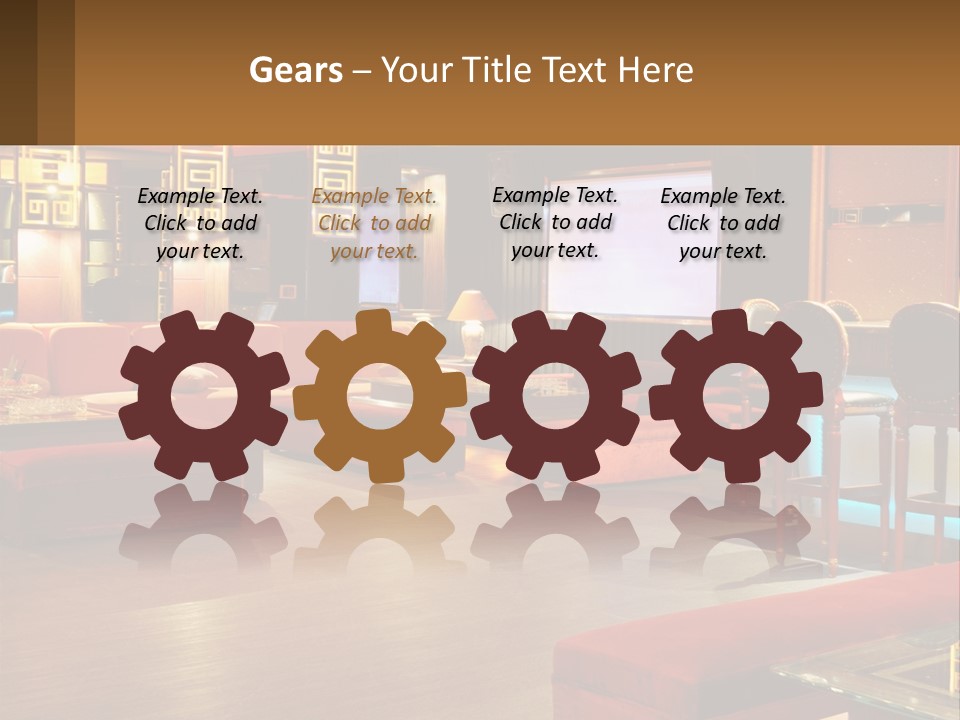 Hotel Pub Cafe PowerPoint Template