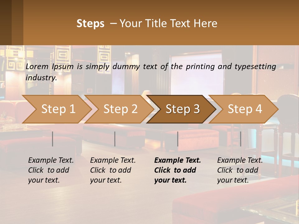 Hotel Pub Cafe PowerPoint Template