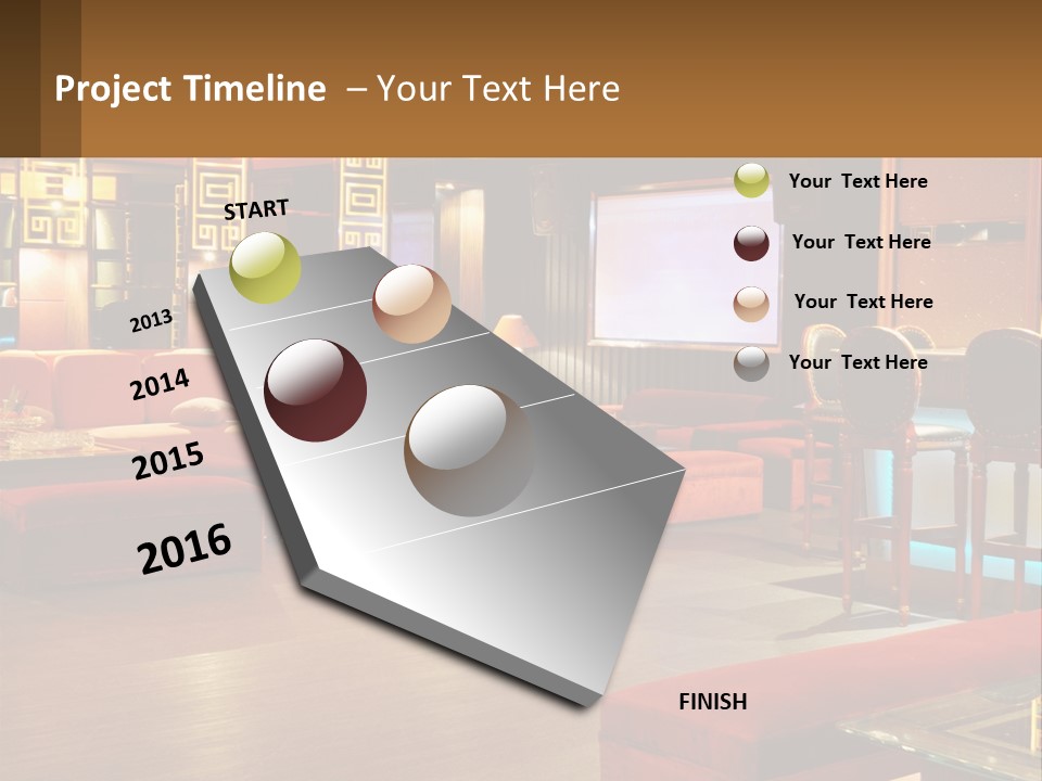 Hotel Pub Cafe PowerPoint Template