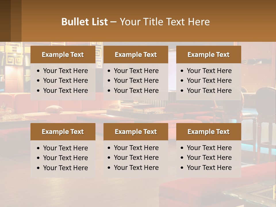 Hotel Pub Cafe PowerPoint Template