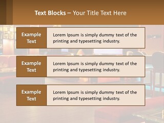 Hotel Pub Cafe PowerPoint Template