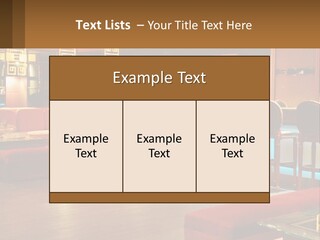 Hotel Pub Cafe PowerPoint Template