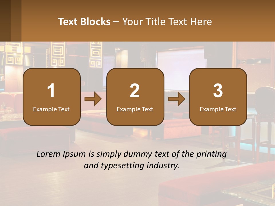 Hotel Pub Cafe PowerPoint Template