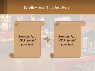 Hotel Pub Cafe PowerPoint Template