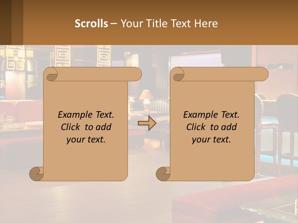 Hotel Pub Cafe PowerPoint Template