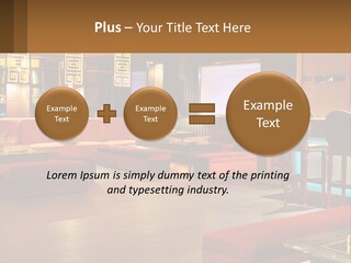 Hotel Pub Cafe PowerPoint Template