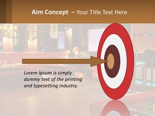 Hotel Pub Cafe PowerPoint Template