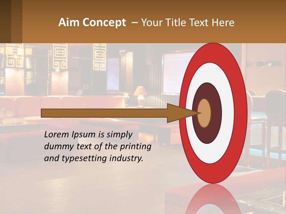 Hotel Pub Cafe PowerPoint Template