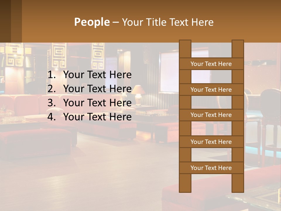 Hotel Pub Cafe PowerPoint Template