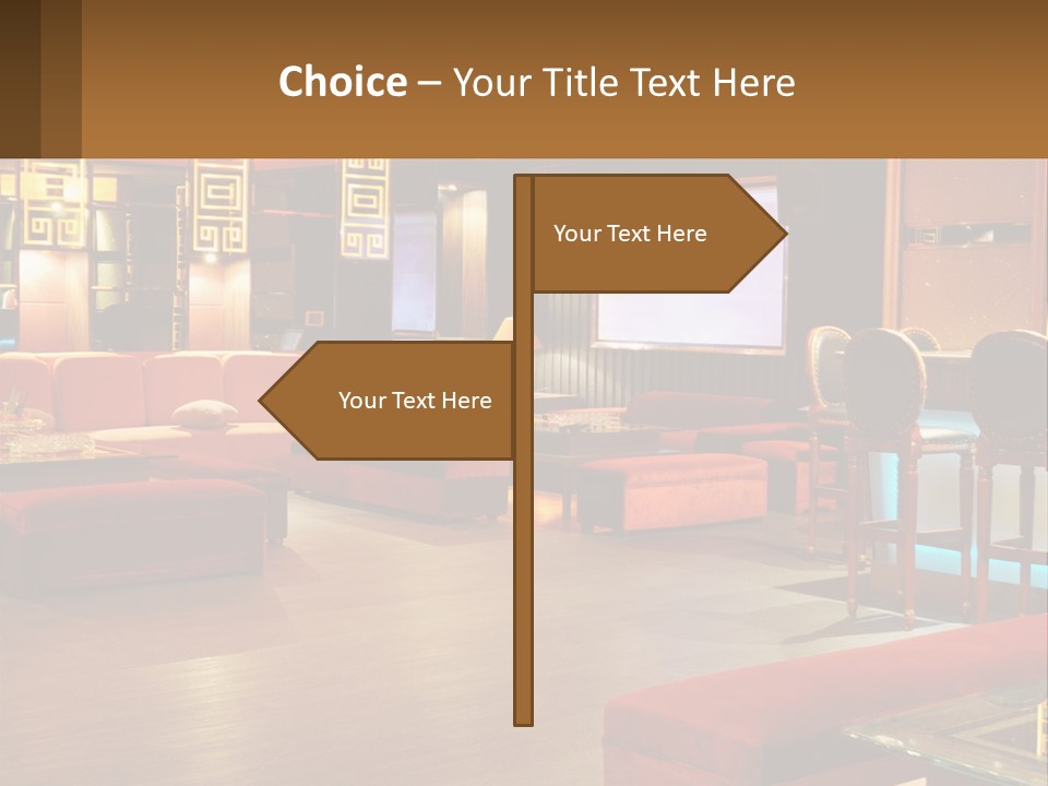 Hotel Pub Cafe PowerPoint Template