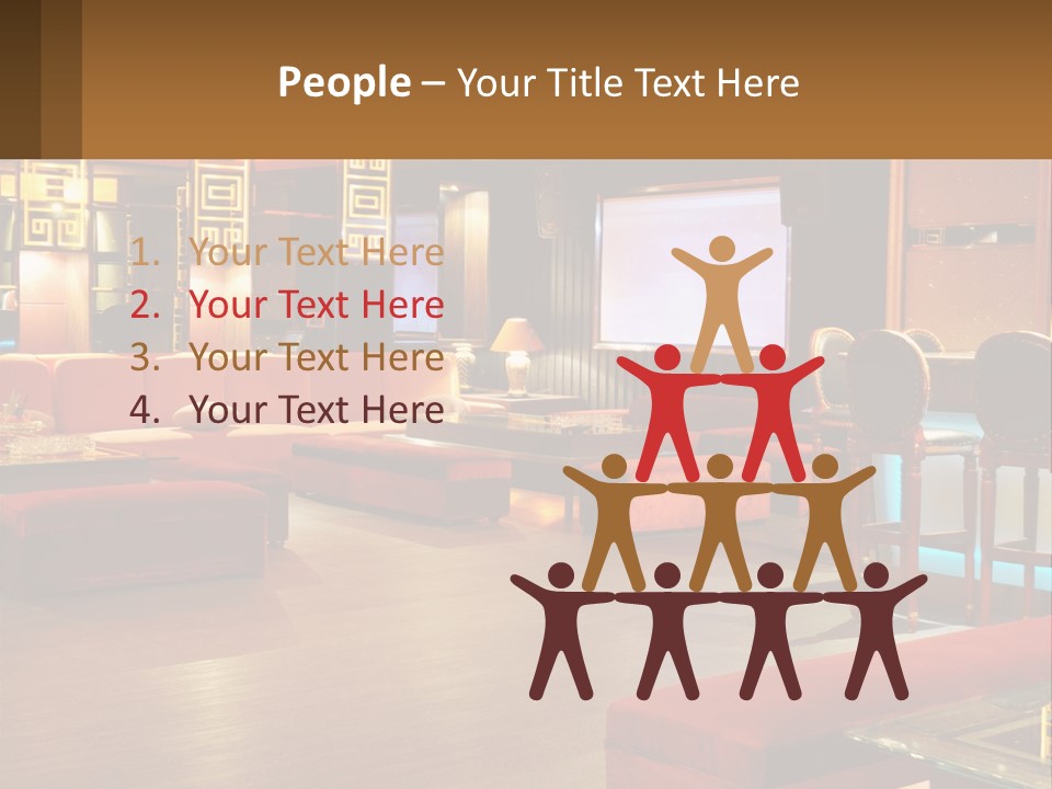 Hotel Pub Cafe PowerPoint Template