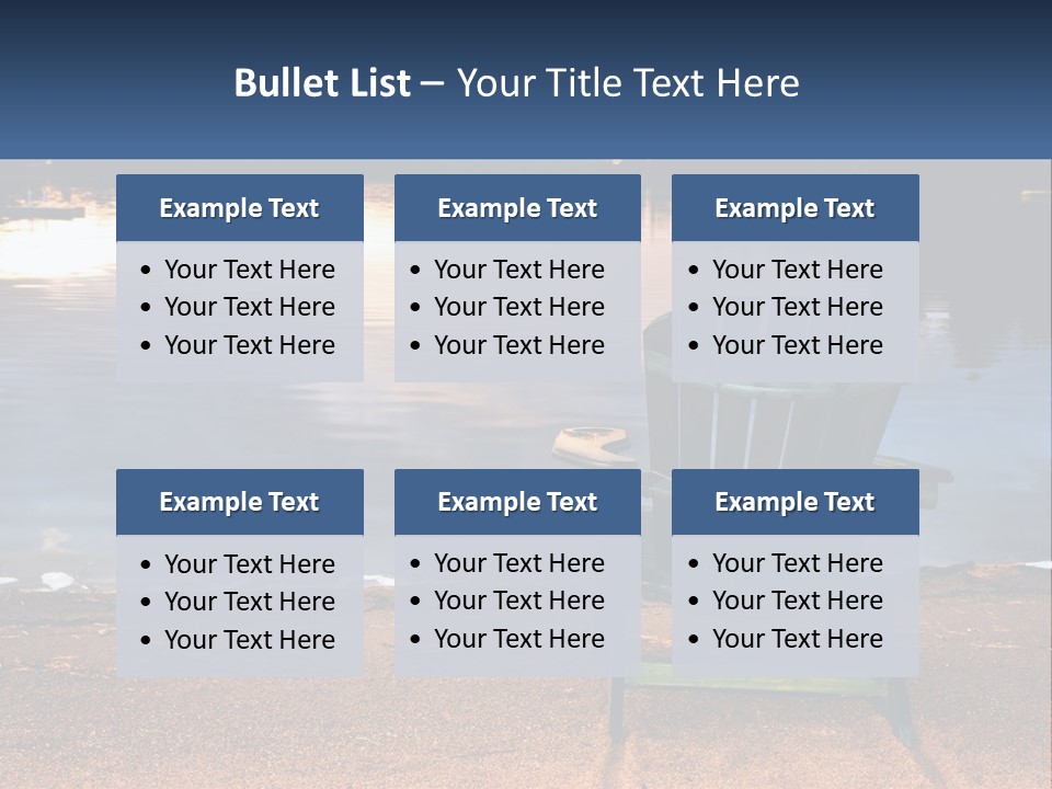 Forest Provincial Sunset PowerPoint Template