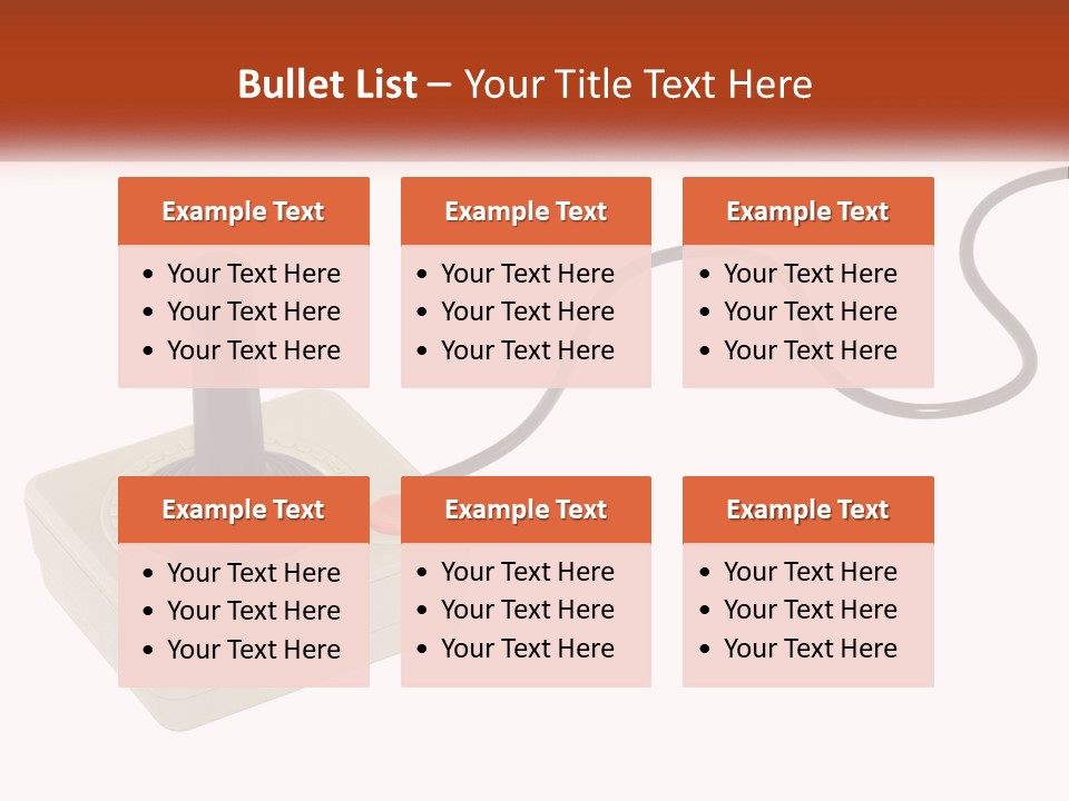 Button Recreation Controller PowerPoint Template