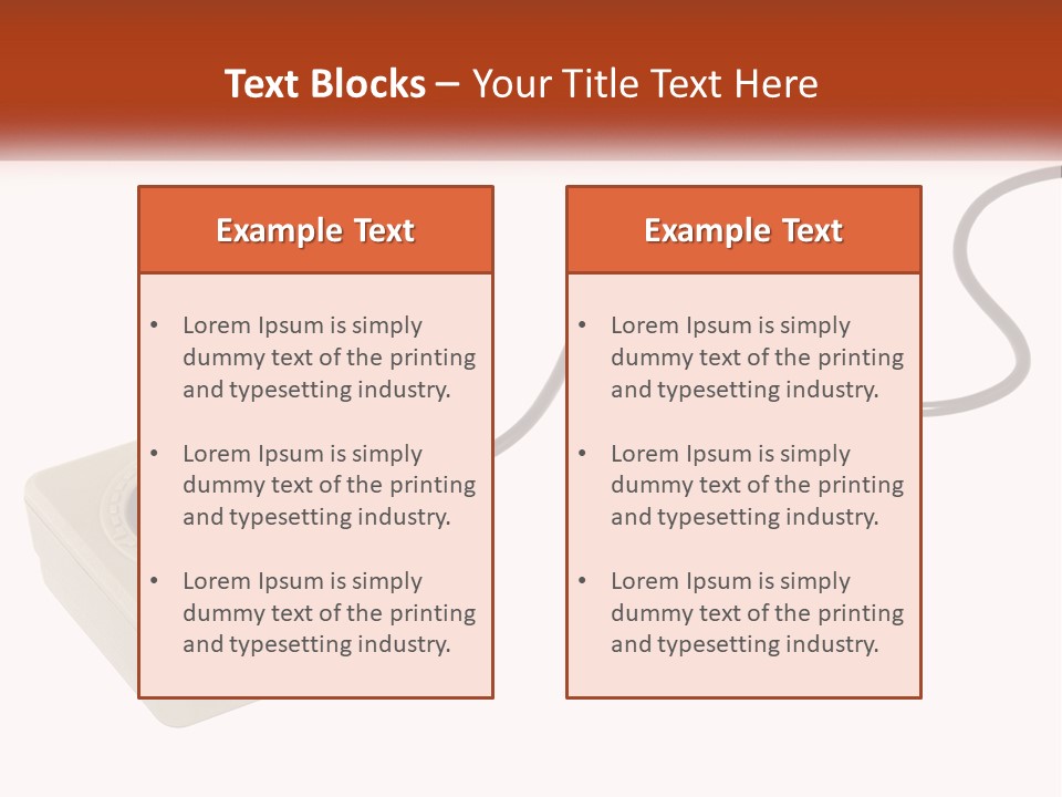 Button Recreation Controller PowerPoint Template