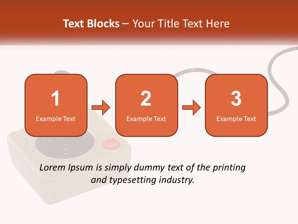 Button Recreation Controller PowerPoint Template