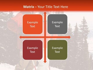 Vertical Mountain Cold PowerPoint Template