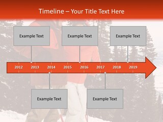 Vertical Mountain Cold PowerPoint Template