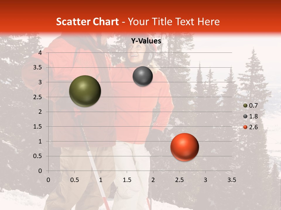 Vertical Mountain Cold PowerPoint Template