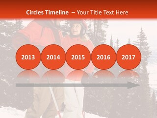 Vertical Mountain Cold PowerPoint Template