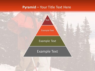 Vertical Mountain Cold PowerPoint Template