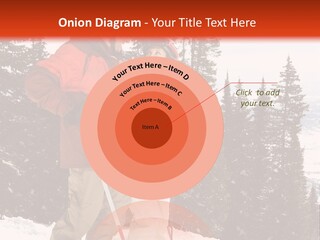 Vertical Mountain Cold PowerPoint Template