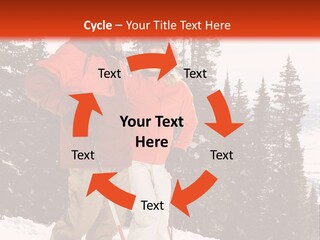 Vertical Mountain Cold PowerPoint Template