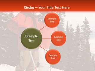 Vertical Mountain Cold PowerPoint Template