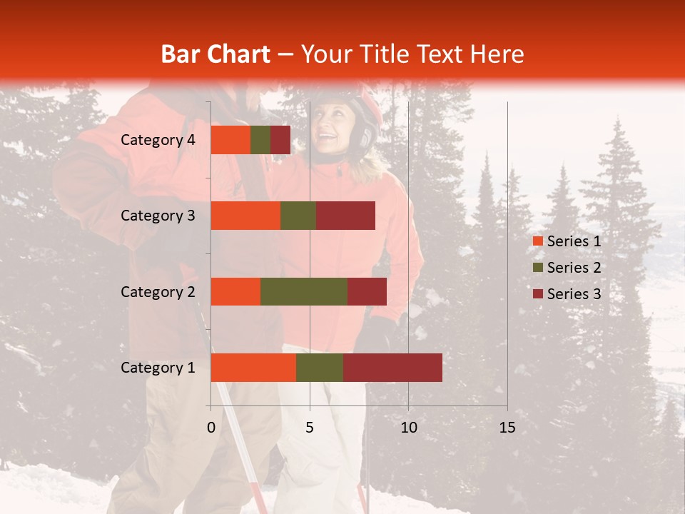 Vertical Mountain Cold PowerPoint Template