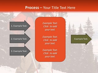 Vertical Mountain Cold PowerPoint Template