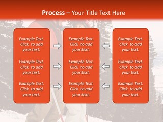 Vertical Mountain Cold PowerPoint Template