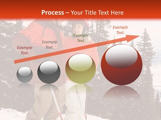 Vertical Mountain Cold PowerPoint Template