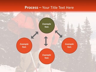 Vertical Mountain Cold PowerPoint Template