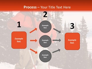 Vertical Mountain Cold PowerPoint Template