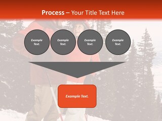 Vertical Mountain Cold PowerPoint Template