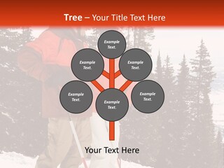 Vertical Mountain Cold PowerPoint Template