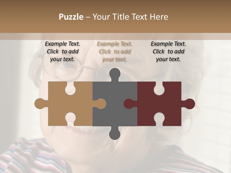 Space Shirt Eyeglasses PowerPoint Template