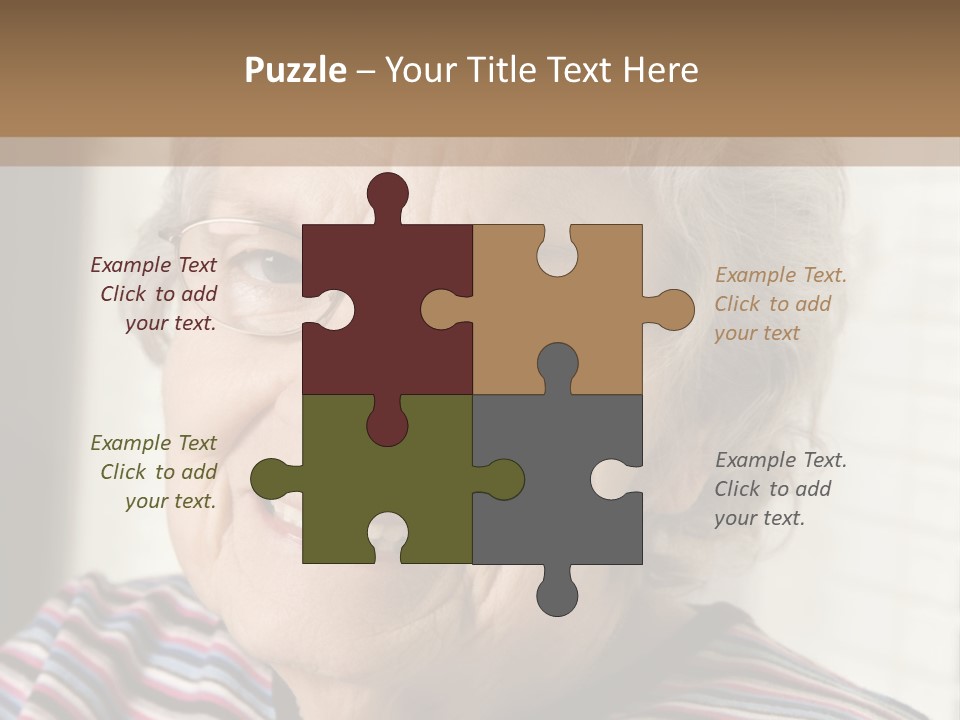 Space Shirt Eyeglasses PowerPoint Template