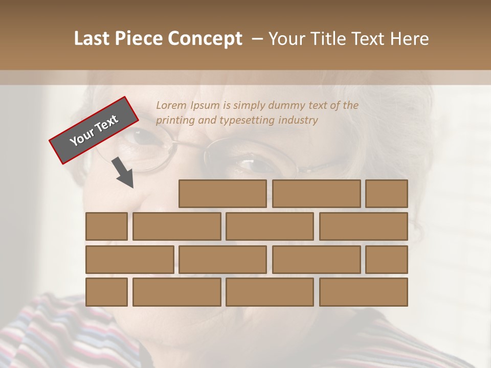 Space Shirt Eyeglasses PowerPoint Template