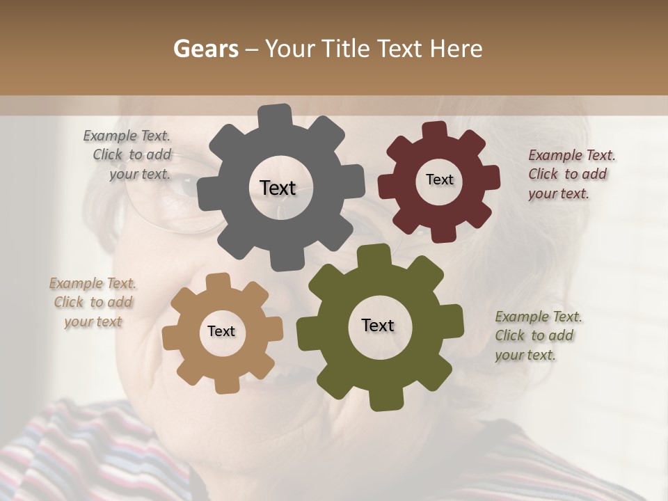 Space Shirt Eyeglasses PowerPoint Template