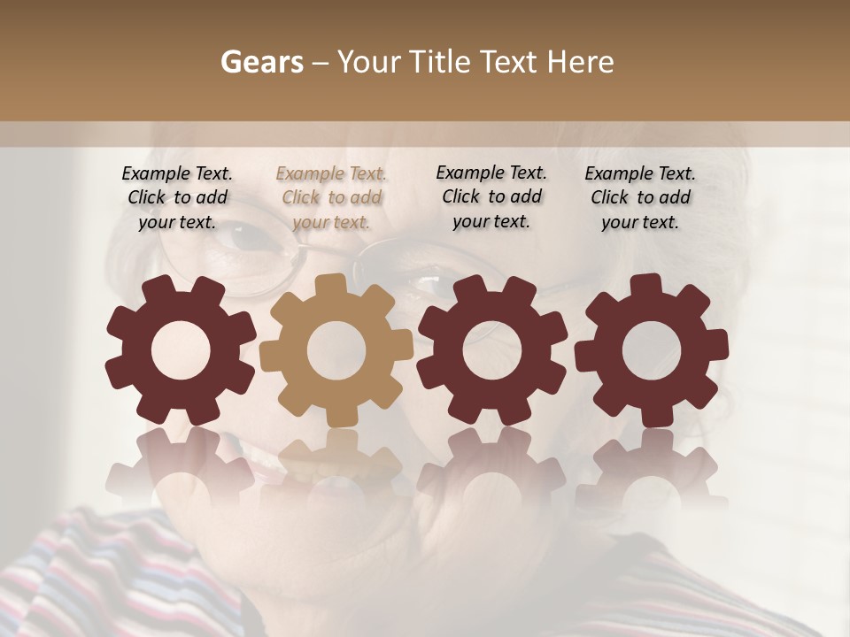 Space Shirt Eyeglasses PowerPoint Template