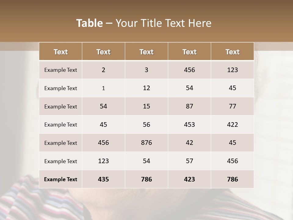 Space Shirt Eyeglasses PowerPoint Template