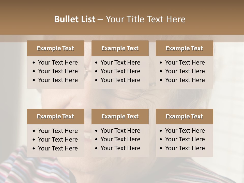 Space Shirt Eyeglasses PowerPoint Template
