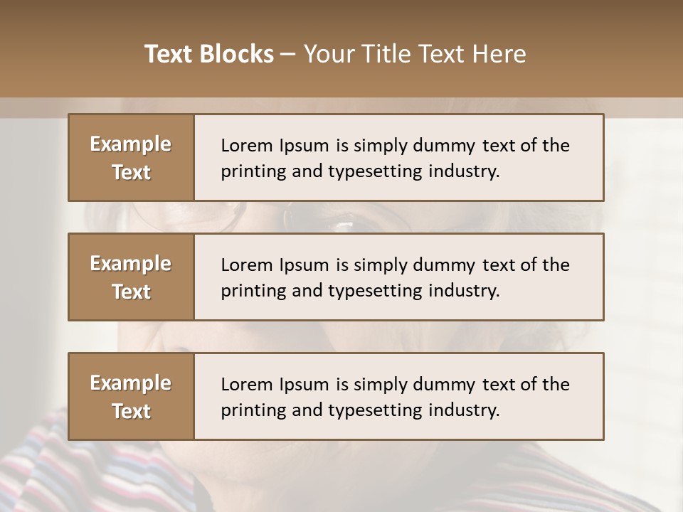 Space Shirt Eyeglasses PowerPoint Template