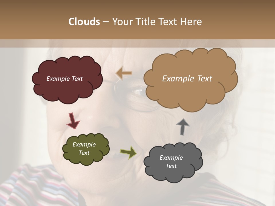 Space Shirt Eyeglasses PowerPoint Template