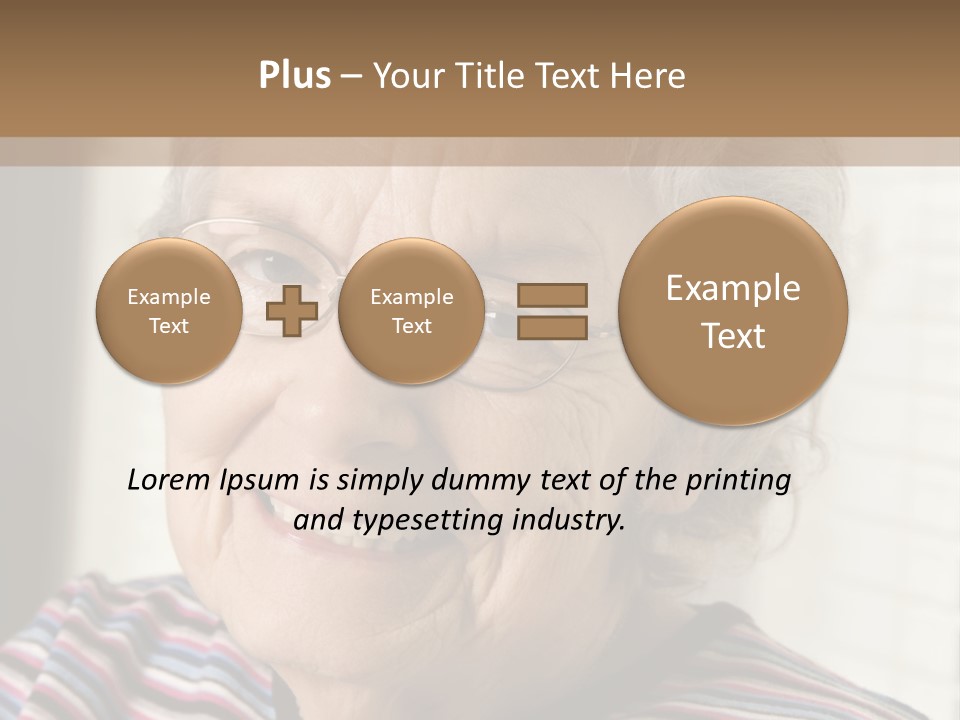 Space Shirt Eyeglasses PowerPoint Template