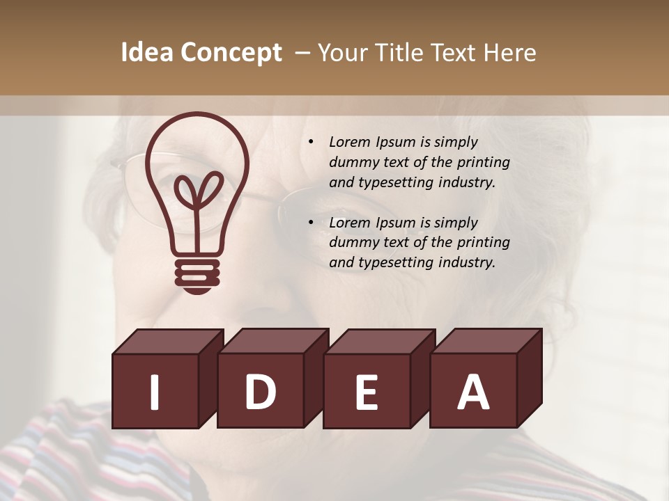 Space Shirt Eyeglasses PowerPoint Template