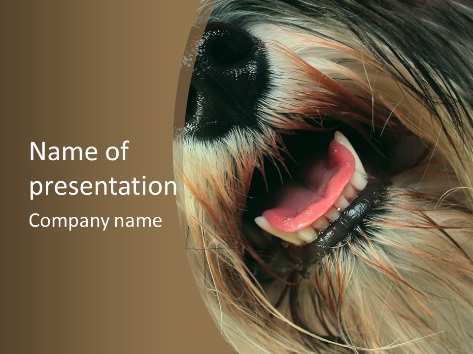 Cut Beast Breed PowerPoint Template