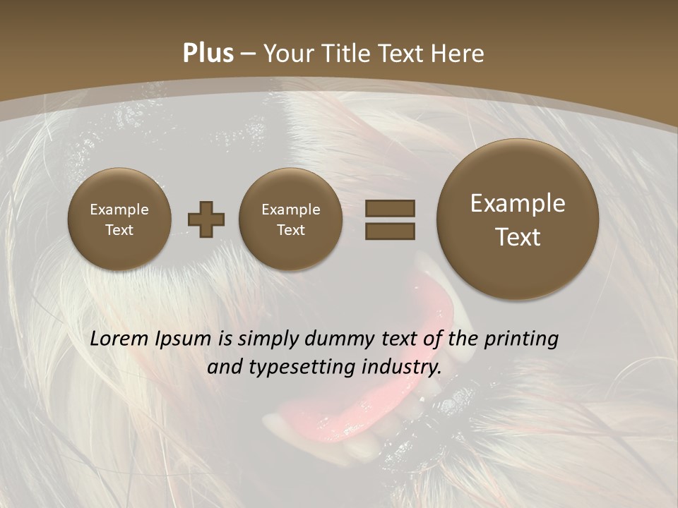 Cut Beast Breed PowerPoint Template